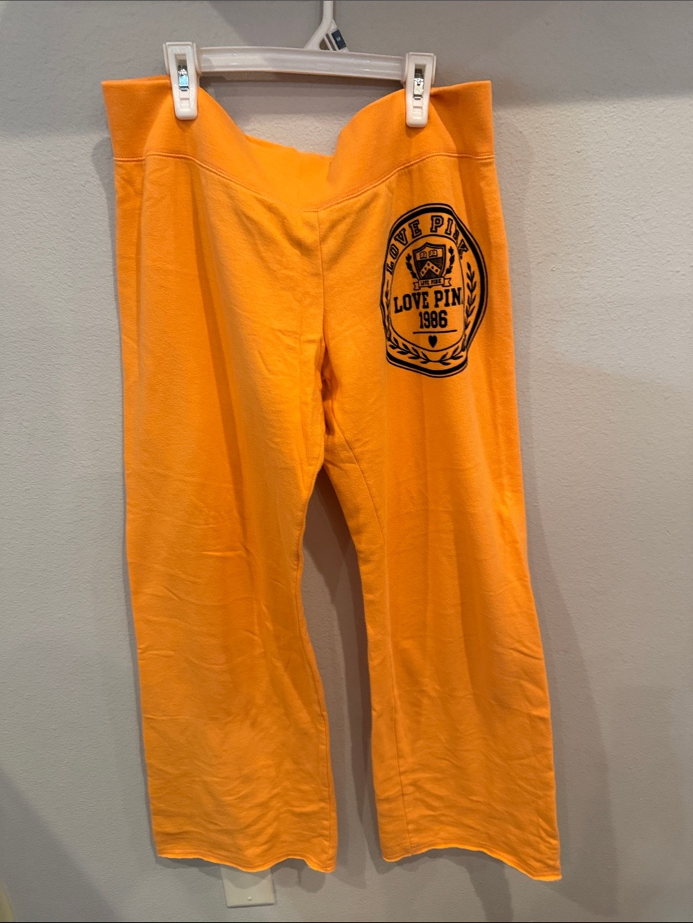 PINK Victoria's Secret Bright Orange Girls' Jogger Pants